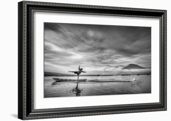 Man Behind The Nets-Arief Siswandhono-Framed Giclee Print