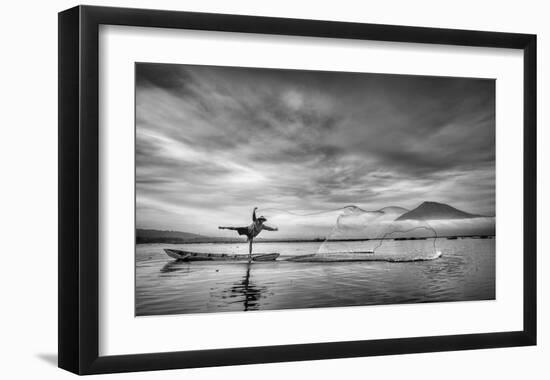 Man Behind The Nets-Arief Siswandhono-Framed Giclee Print