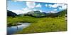 Man Camping Along Slate River, Crested Butte, Gunnison County, Colorado, USA-null-Mounted Photographic Print