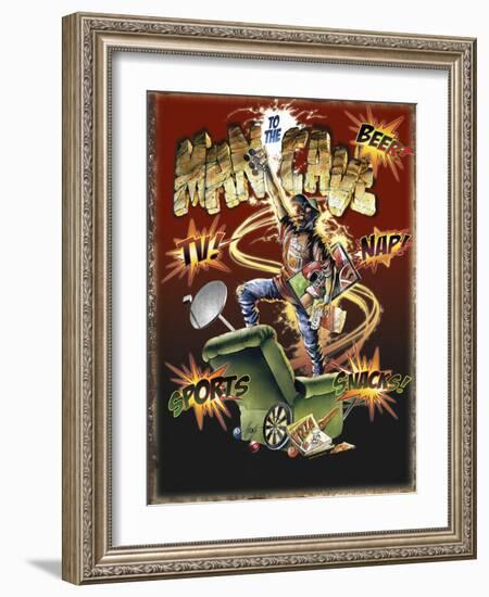 Man Cave-James Mazzotta-Framed Giclee Print