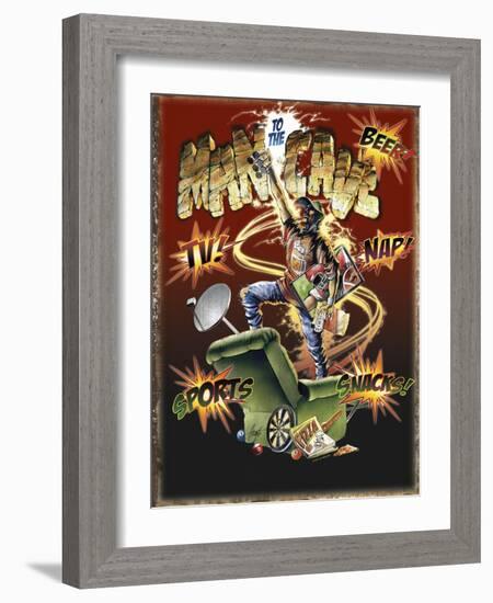 Man Cave-James Mazzotta-Framed Giclee Print