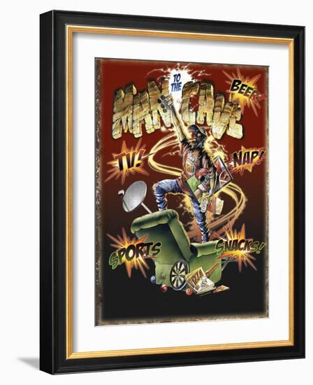 Man Cave-James Mazzotta-Framed Giclee Print