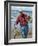 Man Crabbing and Digging for Razor Clams in Sand, Queen Charlotte Islands, Canada-Savanah Stewart-Framed Photographic Print