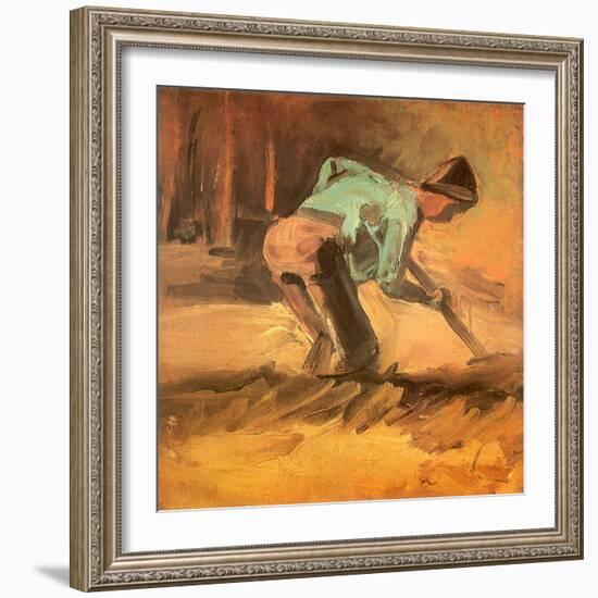 Man Digging, 1882-Vincent van Gogh-Framed Giclee Print