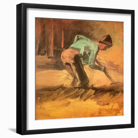 Man Digging, 1882-Vincent van Gogh-Framed Giclee Print