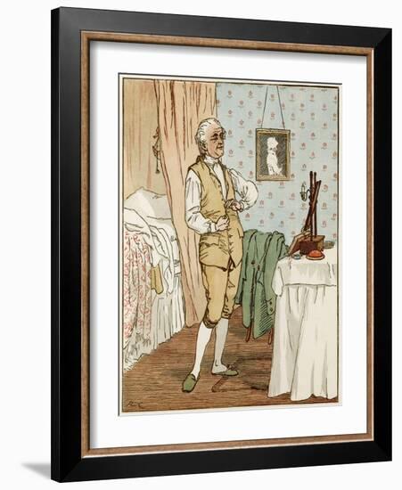 Man Dressing C1820-Randolph Caldecott-Framed Art Print