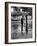 Man Drinking from Public Water Pump Fountain on Street, Frankfort-On-The-Main, Germany-Alfred Eisenstaedt-Framed Photographic Print