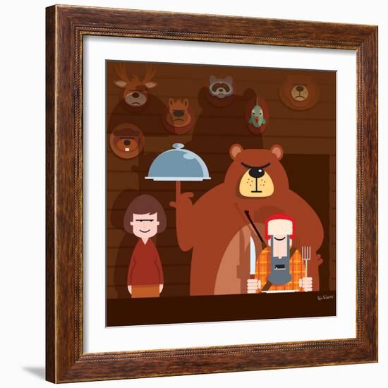 Man Eater-Nick Diggory-Framed Giclee Print