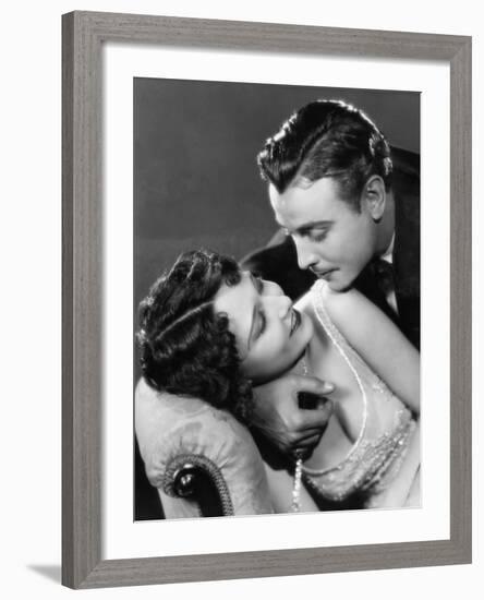 Man Embracing a Woman-null-Framed Photo