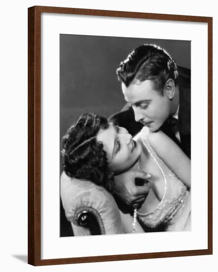 Man Embracing a Woman-null-Framed Photo