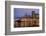 Man Fishing from Pier at Dawn in San Francisco, California, Usa-Chuck Haney-Framed Photographic Print