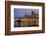 Man Fishing from Pier at Dawn in San Francisco, California, Usa-Chuck Haney-Framed Photographic Print