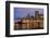 Man Fishing from Pier at Dawn in San Francisco, California, Usa-Chuck Haney-Framed Photographic Print