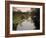 Man Fishing from the Towpath, Worcester and Birmingham Canal, Hanbury, Midlands-David Hughes-Framed Photographic Print