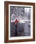Man Fly Fishing in Fall River, Oregon, USA-Janell Davidson-Framed Photographic Print