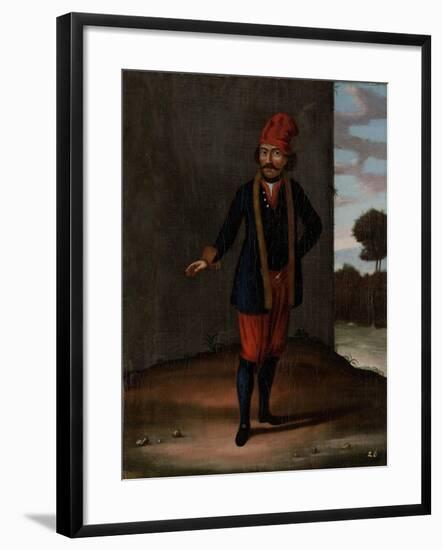Man from the Island of Kithnos (Thermia)-Jean Baptiste Vanmour-Framed Art Print