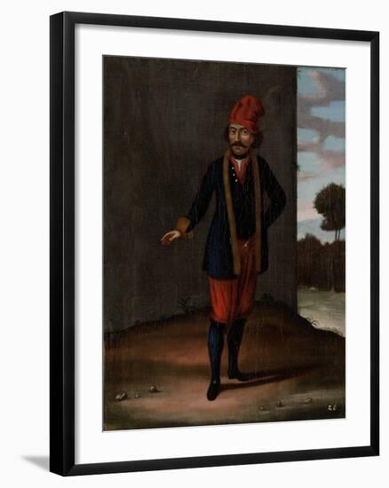 Man from the Island of Kithnos (Thermia)-Jean Baptiste Vanmour-Framed Art Print