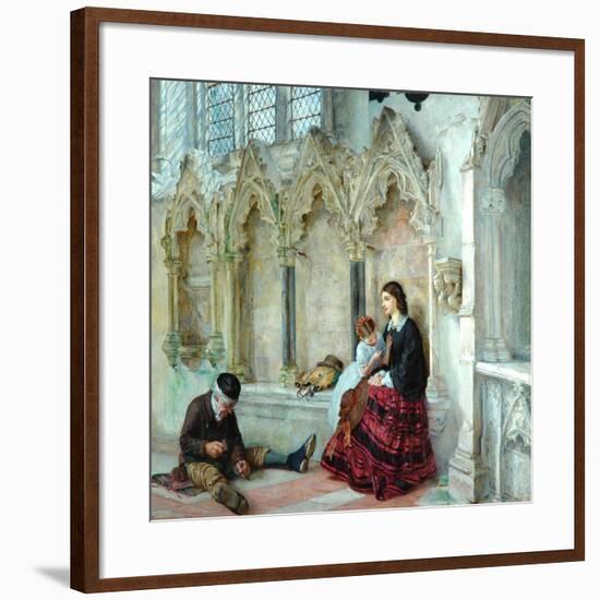 Man Goeth Forth To His Labours, 1859-Philip Hermogenes Calderon-Framed Giclee Print