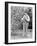 Man Harvesting Oranges from His Tree-null-Framed Photo