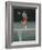 Man Hitting Tennis Ball-Bill Bachmann-Framed Photographic Print