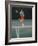 Man Hitting Tennis Ball-Bill Bachmann-Framed Photographic Print