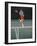 Man Hitting Tennis Ball-Bill Bachmann-Framed Photographic Print