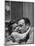 Man Hugging His Daughter-Nat Farbman-Mounted Photographic Print