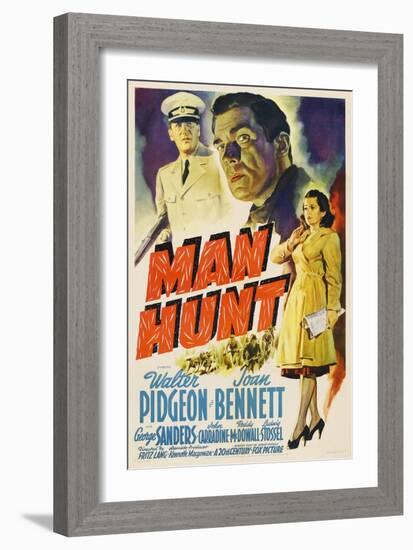 Man Hunt, 1941, Directed by Fritz Lang-null-Framed Giclee Print