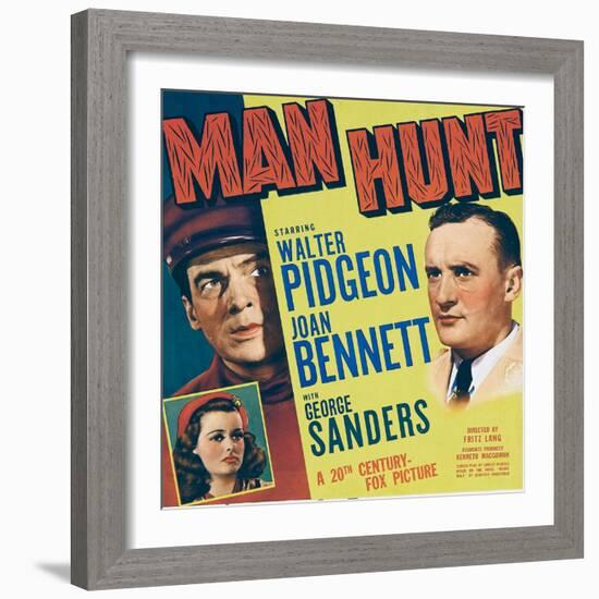 MAN HUNT-null-Framed Premium Giclee Print