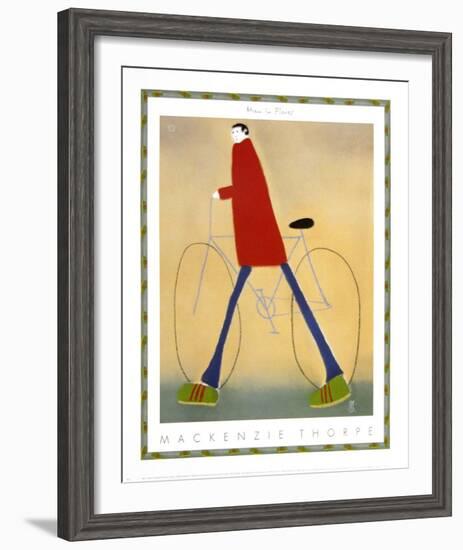 Man in Flares-Mackenzie Thorpe-Framed Art Print