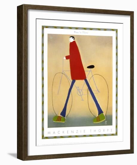 Man in Flares-Mackenzie Thorpe-Framed Art Print