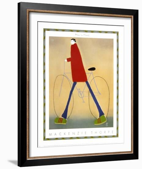 Man in Flares-Mackenzie Thorpe-Framed Art Print