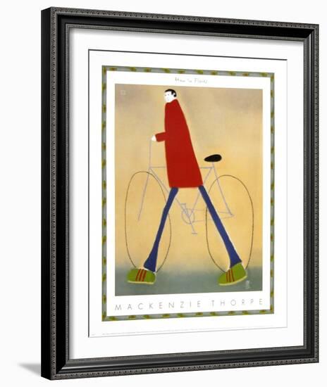 Man in Flares-Mackenzie Thorpe-Framed Art Print