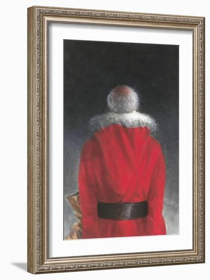 Man in Red Coat (Back View), 2004-Lincoln Seligman-Framed Giclee Print