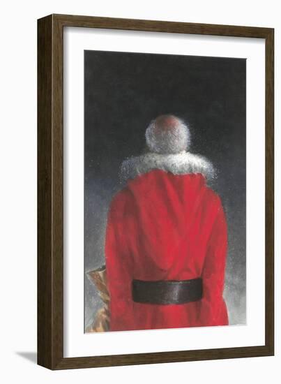 Man in Red Coat (Back View), 2004-Lincoln Seligman-Framed Giclee Print