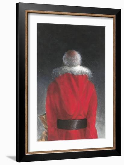 Man in Red Coat (Back View), 2004-Lincoln Seligman-Framed Giclee Print