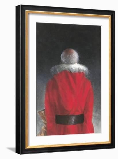 Man in Red Coat (Back View), 2004-Lincoln Seligman-Framed Giclee Print