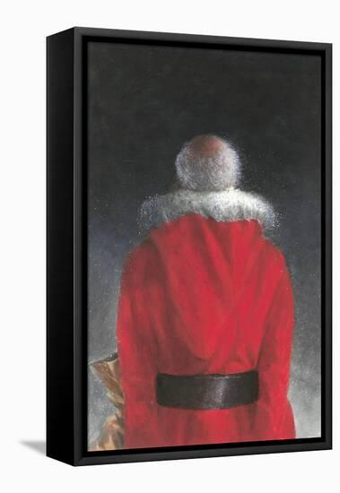Man in Red Coat (Back View), 2004-Lincoln Seligman-Framed Premier Image Canvas