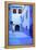 Man in Robe, Chefchaouen, Morocco, North Africa-Neil Farrin-Framed Premier Image Canvas