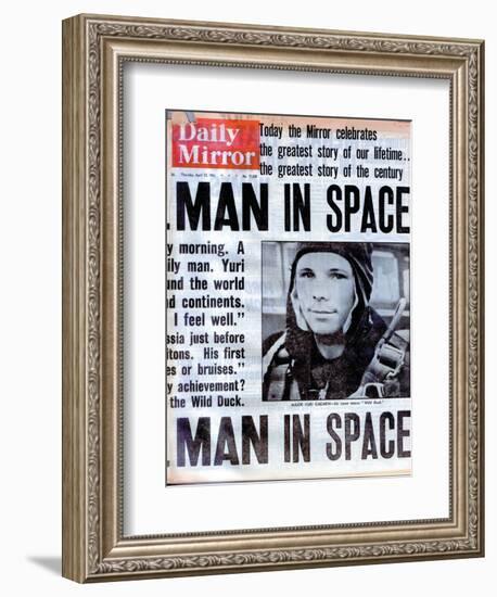 Man in Space-null-Framed Photographic Print