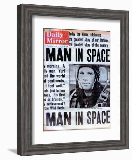Man in Space-null-Framed Photographic Print