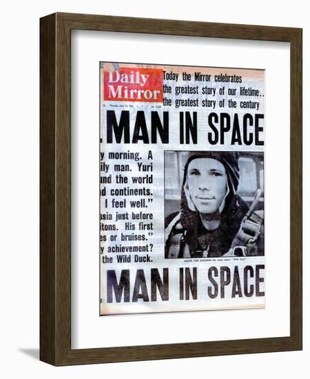 Man in Space-null-Framed Photographic Print