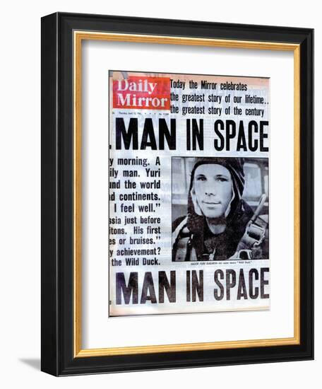 Man in Space-null-Framed Photographic Print