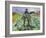 Man in the Cabbage Field, 1916 (Oil on Canvas)-Edvard Munch-Framed Giclee Print