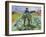 Man in the Cabbage Field, 1916 (Oil on Canvas)-Edvard Munch-Framed Giclee Print