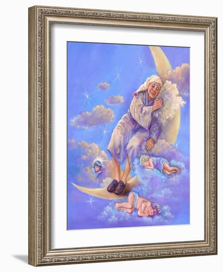 Man in the Moon Sleeping-Judy Mastrangelo-Framed Giclee Print