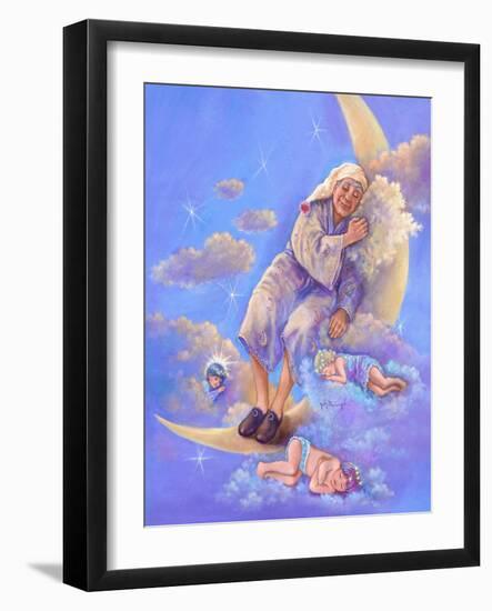 Man in the Moon Sleeping-Judy Mastrangelo-Framed Giclee Print