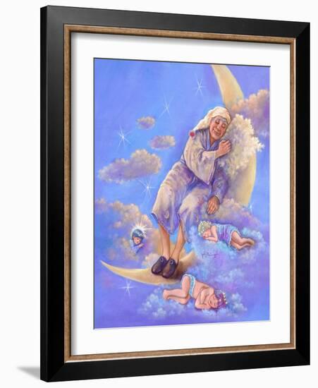 Man in the Moon Sleeping-Judy Mastrangelo-Framed Giclee Print