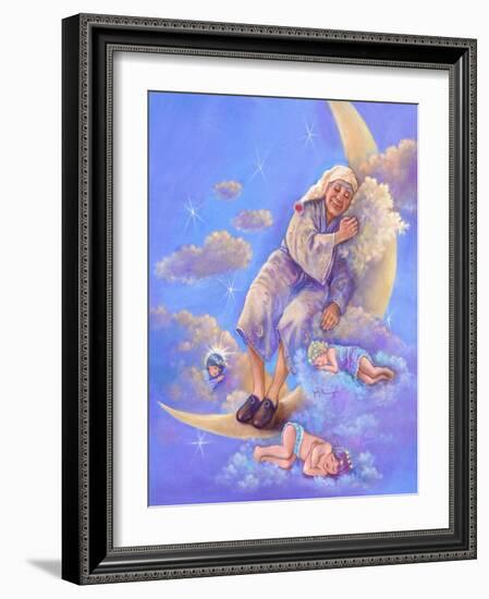 Man in the Moon Sleeping-Judy Mastrangelo-Framed Giclee Print