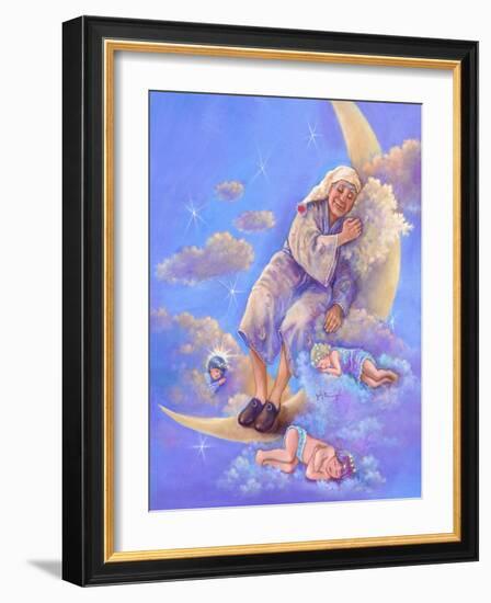 Man in the Moon Sleeping-Judy Mastrangelo-Framed Giclee Print